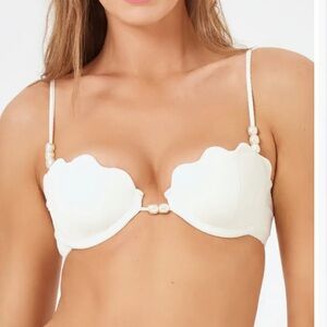 Savannah High Waist Bikini Bottoms & Sunrise Shell Bikini Top LSPACE size medium